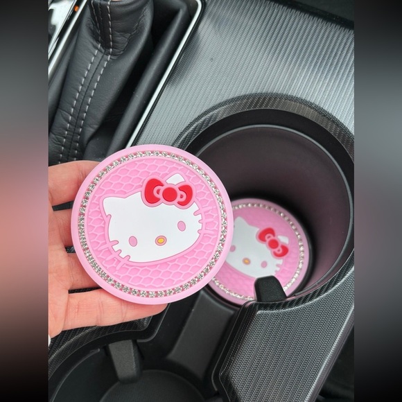 no brand Other - Hello Kitty Cup Coaster Mat (2 Pieces)